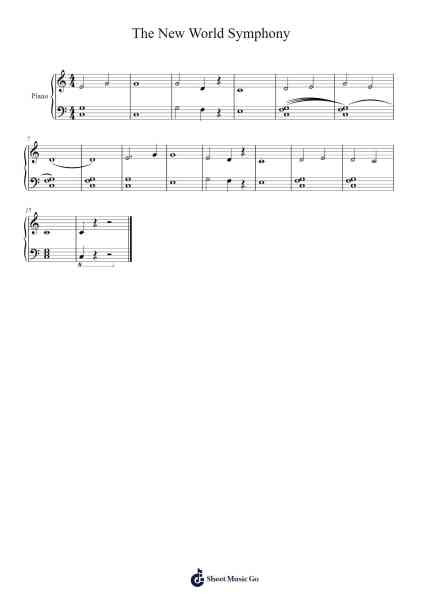 Symphony No. 9 in E Minor, Op. 95, "From the New World" Sheet Music by Antonín Dvořák-Arr.Joypoe Willze