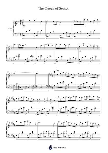 The Queen of Season Sheet Music by Chocoicecream-Arr.Hawat