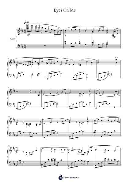 Eyes On Me Sheet Music by Nobuo Uematsu-Arr.Peay