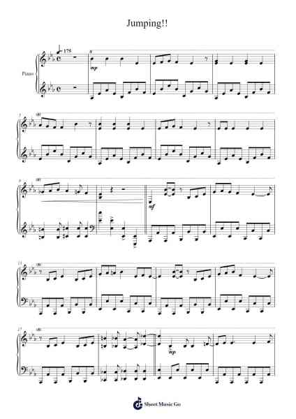 Jumping!! Sheet Music by undefined-Arr.Bergdrew Browningthur