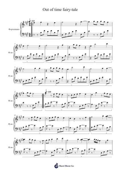 Out of time fairy-tale Sheet Music by undefined-Arr.Colbard Ramsdick