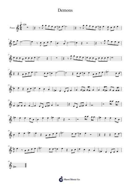 Demons Notenblatt von Joji-Arr.Coolynn