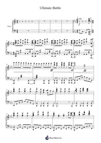 Ultimate Battle Sheet Music by Kevin Lu-Arr.Boylerod
