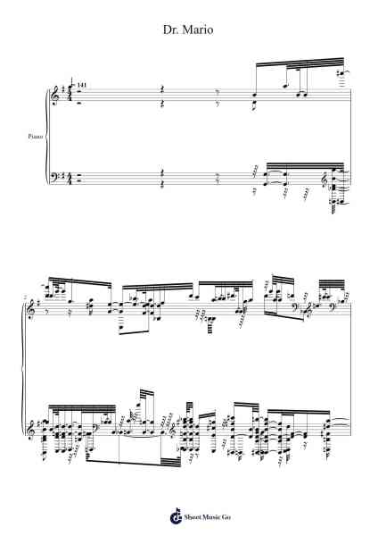 Dr. Mario Sheet Music by undefined-Arr.Humglas Leathus