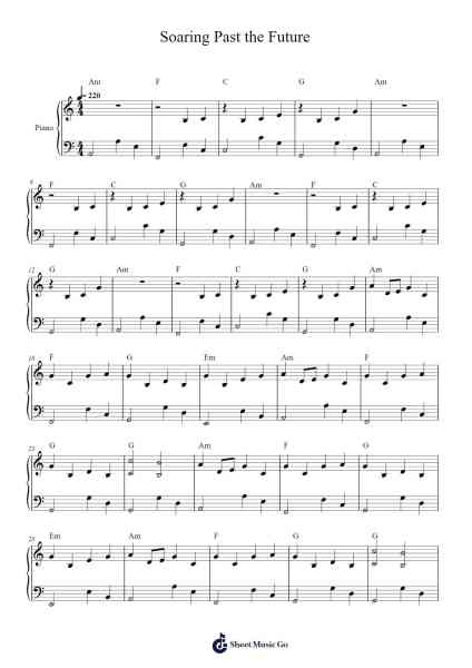 Soaring Past the Future Sheet Music by Eirah Rhovin-Arr.Babvieve Themew