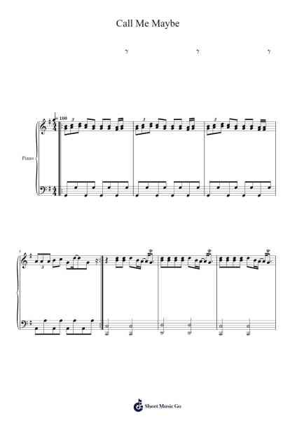 Call Me Maybe Sheet Music by Takehiro Kobayashi-Arr.Deblack Sram