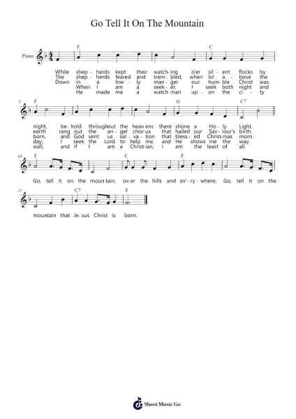 Go Tell It On The Mountain Sheet Music by undefined-Arr.Zarol Hayleste
