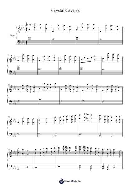 Crystal Caverns Sheet Music by Ari Pulkkinen-Arr.Consdrow