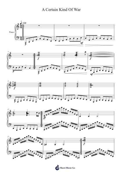 A Certain Kind Of War Sheet Music by undefined-Arr.Faulkvan