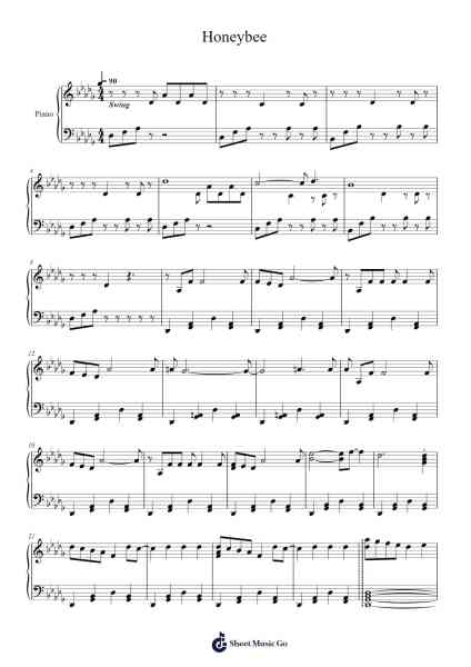 Honeybee Sheet Music by Steam Powered Giraffe-Arr.Surdred