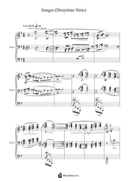 Images - Deuxième série: Et la lune descend sur le temple qui fut Sheet Music by Claude Debussy-Arr.Brownemeg