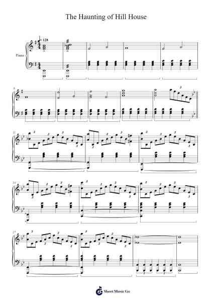 The Haunting of Hill House Sheet Music by Andy Grush/Taulor Stewart-Arr.Wilbeth