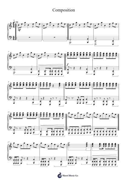 Composition Sheet Music by undefined-Arr.Leoduke Hodwey
