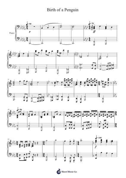 Birth of a Penguin Sheet Music by Danny Elfman-Arr.Sainsgen Junebrowne