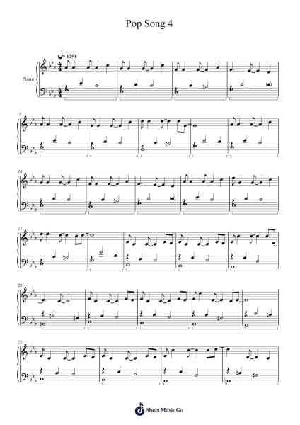 Pop Song 4 Sheet Music by Tuukka Jokilehto-Arr.Nelrist Hornrias