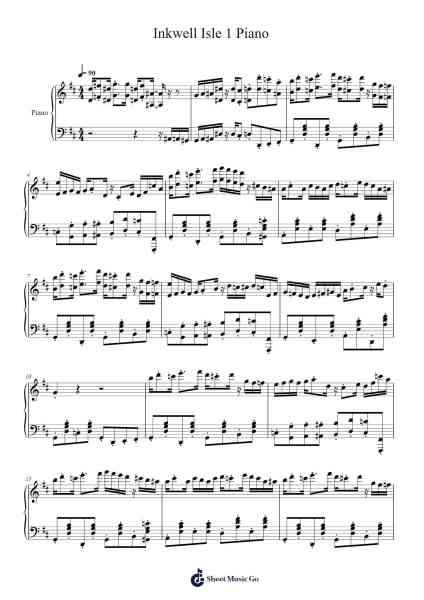 Inkwell Isle 1 Piano Sheet Music by Kristofer Maddigan-Arr.Georpir Manback