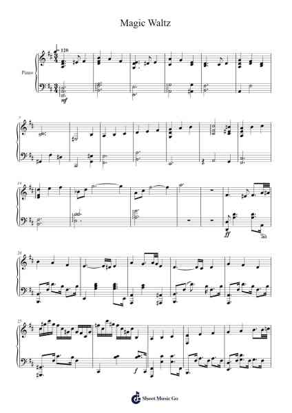 Magic Waltz Sheet Music by Amedeo Tommasi-Arr.Joanbroad Tedrene