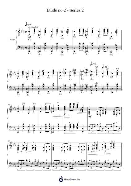 Etude no.2 - Series 2 Sheet Music by Arthur J. Fitzgerald-Arr.Jonessibyl Midsopp