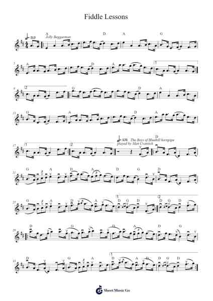 Fiddle Lessons Sheet Music by Philip Berthoud/Matt Cranitch-Arr.Sywatt