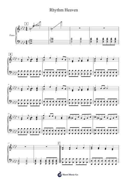 Rhythm Rally 2 Sheet Music by Tsunku♂-Arr.Yerleen Virdean