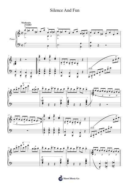 Silence And Fun Sheet Music by George Fairman-Arr.Fitchnolds Hartewy
