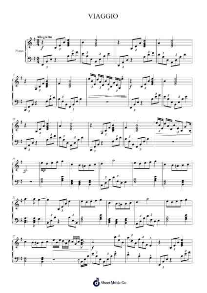 VIAGGIO Sheet Music by Lorion Childfie-Arr.Croftsgreg