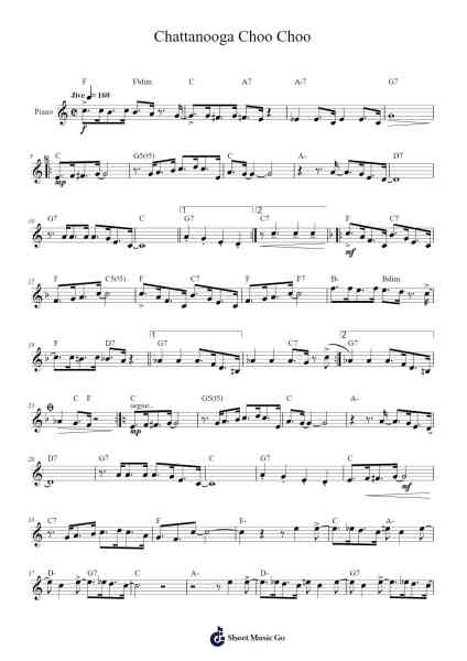 Chattanooga Choo Choo Sheet Music by Harry Warren-Arr.Hicksriet