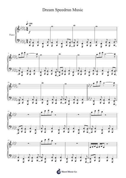 Dream Speedrun Music Sheet Music by Bobby Cole-Arr.Boothmore Petwald