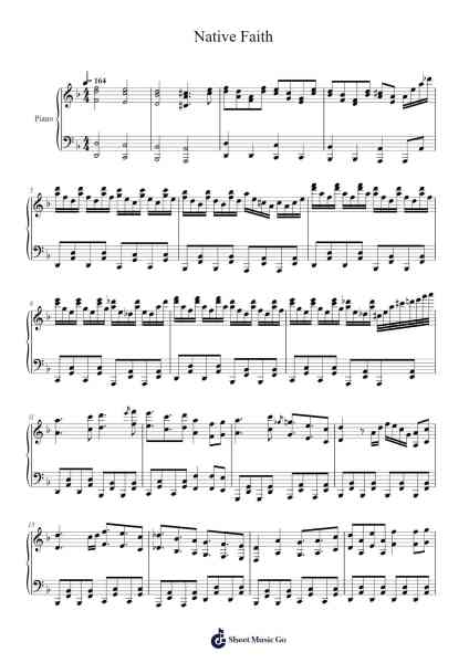 Native Faith Sheet Music by Heavengrim-Arr.Jorthodore Adegee