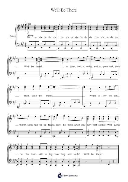 We'll Be There Sheet Music by Ivan Barias-Arr.Hugphil Aray