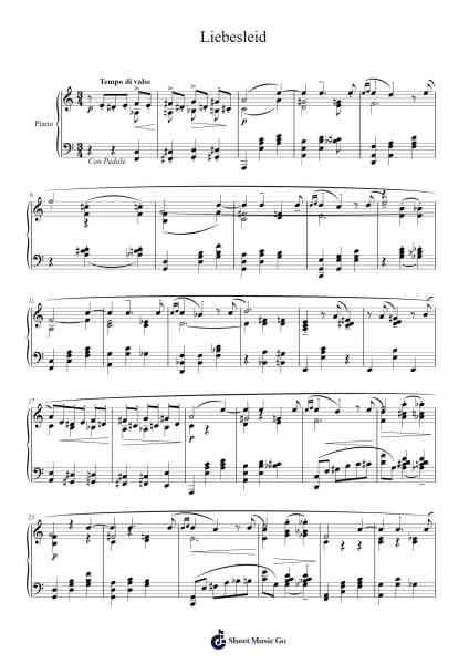 Liebesleid Notenblatt von Fritz Kreisler-Arr.Eipsyale