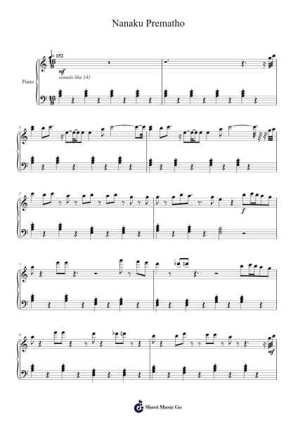 Nanaku Prematho Sheet Music by Devi Sri Prasad-Arr.Danchloe