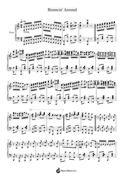 Bouncin' Around Sheet Music by Patrick Miltenburg-Arr.Jillcke