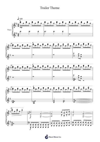 Pokémon: Let's Go, Eevee! Let's Go, Pikachu! - Trailer Theme Sheet Music by Tates-Arr.Jillmo Grantbott