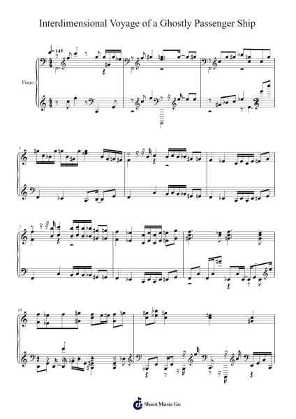Interdimensional Voyage of a Ghostly Passenger Ship Sheet Music by undefined-Arr.Hudfitch Terleign