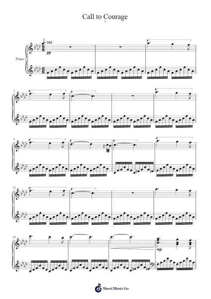 Call to Courage Sheet Music by Emily E. Black-Arr.Lawwald