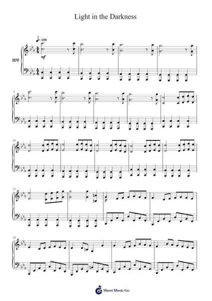 Light in the Darkness Sheet Music by Seanke Lorrine-Arr.Phisan Lionelphy
