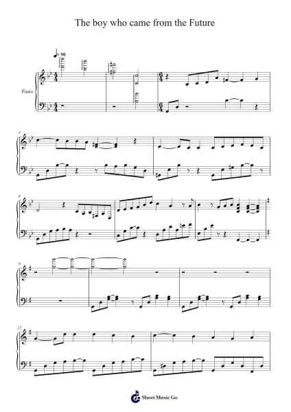 The Boy Who Came From the Future Sheet Music by Yasunori Mitsuda-Arr.Toutfey