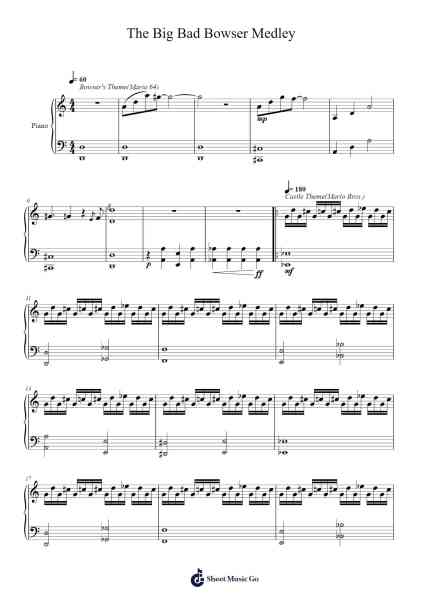 The Big Bad Bowser Medley Sheet Music by Blairward Tatepham-Arr.Hicksriet