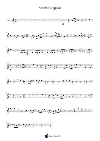 Marcha Nupcial Sheet Music by Clairelo Matthorne-Arr.Mickmin