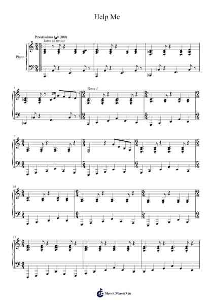 Help Me / The Spirit and the Flesh Sheet Music by Neal Morse-Arr.Pojudd Sheishua
