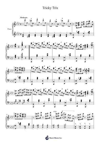 Tricky Trix Sheet Music by Harry Jentes-Arr.Fasthue