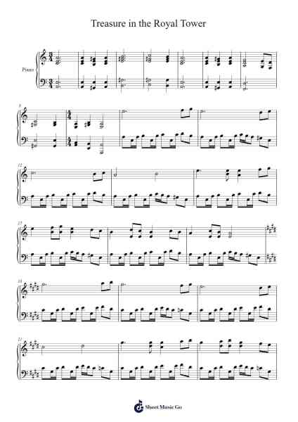 Treasure in the Royal Tower Sheet Music by Kevin Manthei-Arr.Yetlup Hoybird