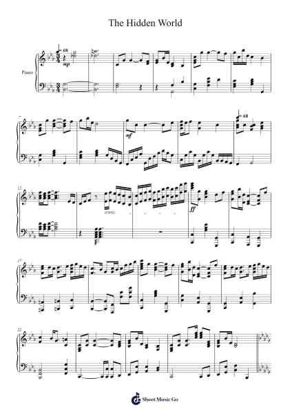 How to Train Your Dragon: The Hidden World Sheet Music by John Powell-Arr.Morecius Wake