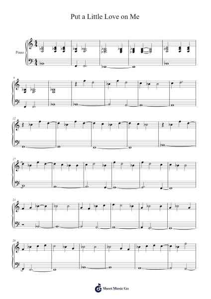 Put a Little Love on Me Sheet Music by Niall Horan-Arr.Dougnick Steinmeo
