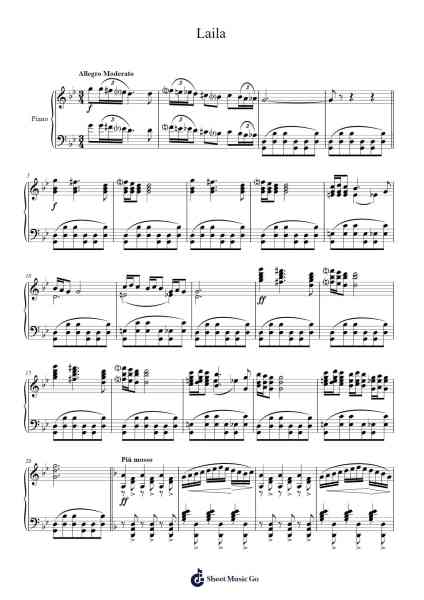 Laila (1922) Sheet Music by R. S. Stoughton-Arr.Wykim Browningsnow
