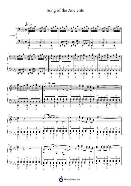 Song of the Ancients - Atonement Sheet Music by Keiichi Okabe-Arr.Odemick