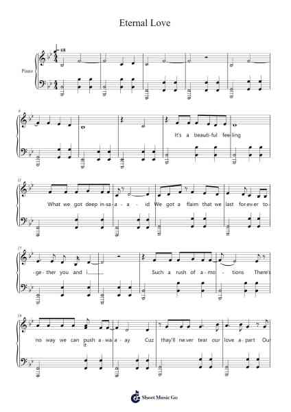 Eternal Love Sheet Music by Wayva Gilesridge-Arr.Woolfleen Juskirk