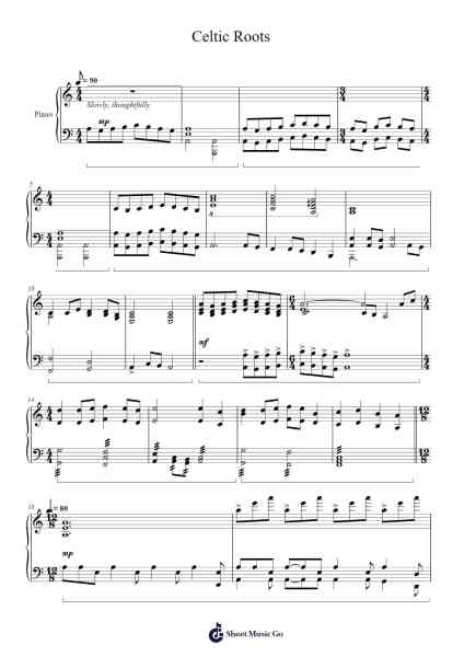 Celtic Roots Sheet Music by undefined-Arr.Dempdawn Ftance