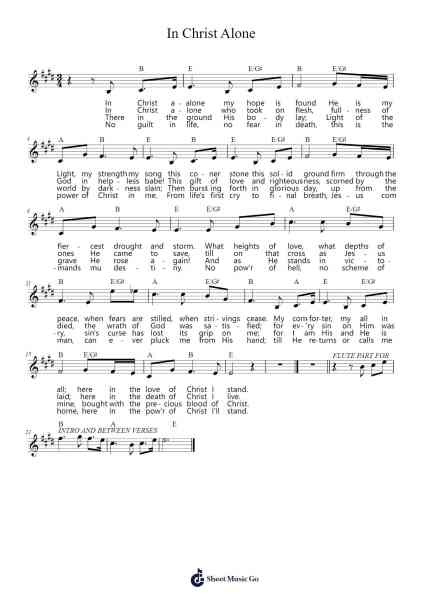 In Christ Alone Sheet Music by Stuart Townend/Keith Getty-Arr.Souyet Jamesnolds